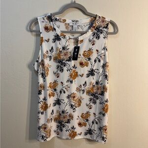 White House Black Market NWT Sleeveless Horsebit Shell Top Size L